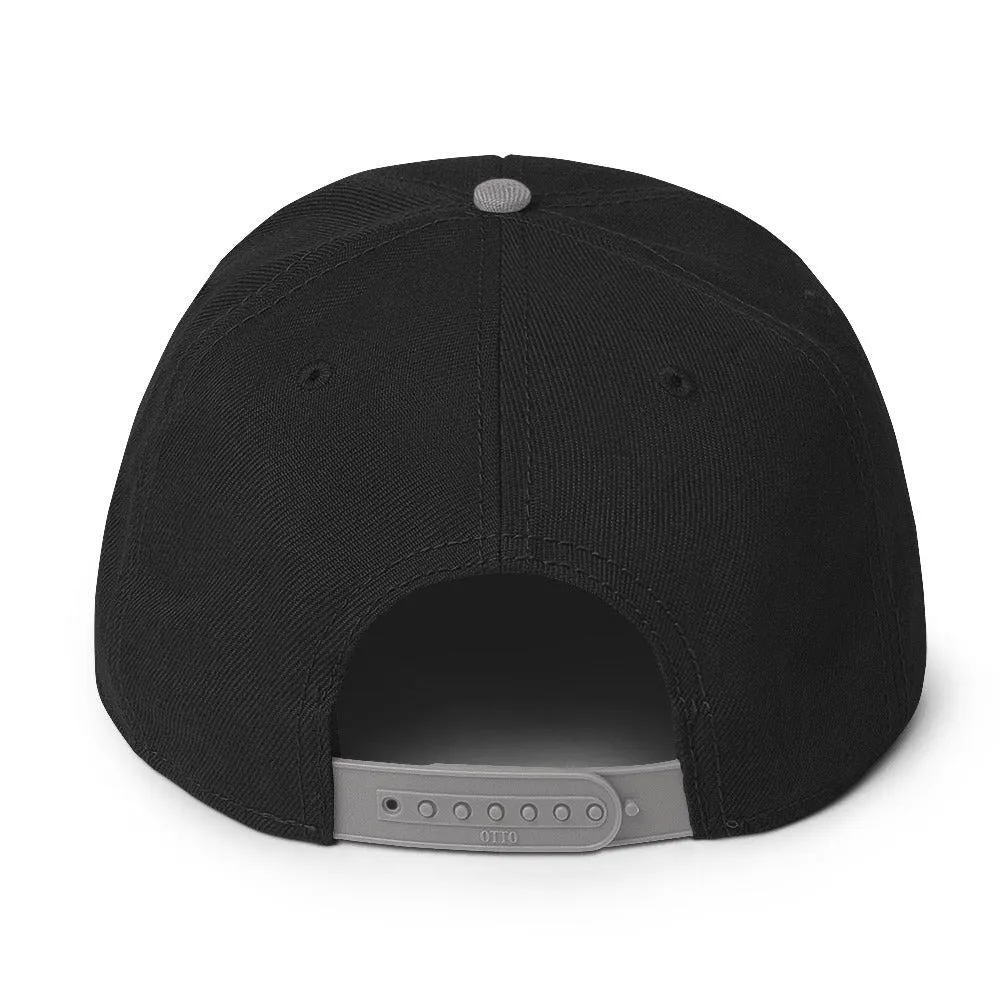 Go Outside Van & Moon Snapback Hat