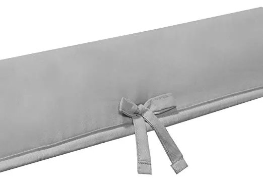 Grey Crib Rail Guard - 2 Piece