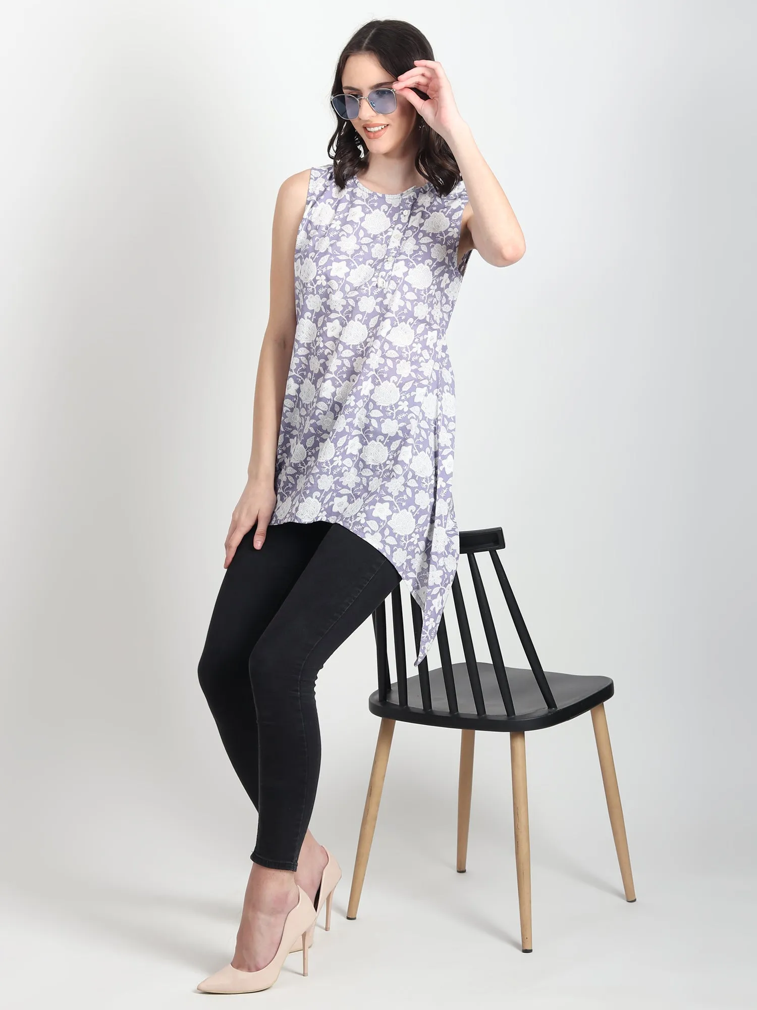 Grizel  floral printed Top