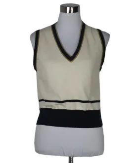 Gucci Cream & Navy Wool Vest sz 6