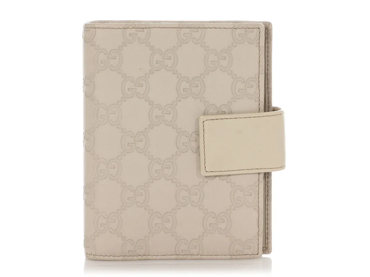 Gucci Gray Guccissima Agenda Cover