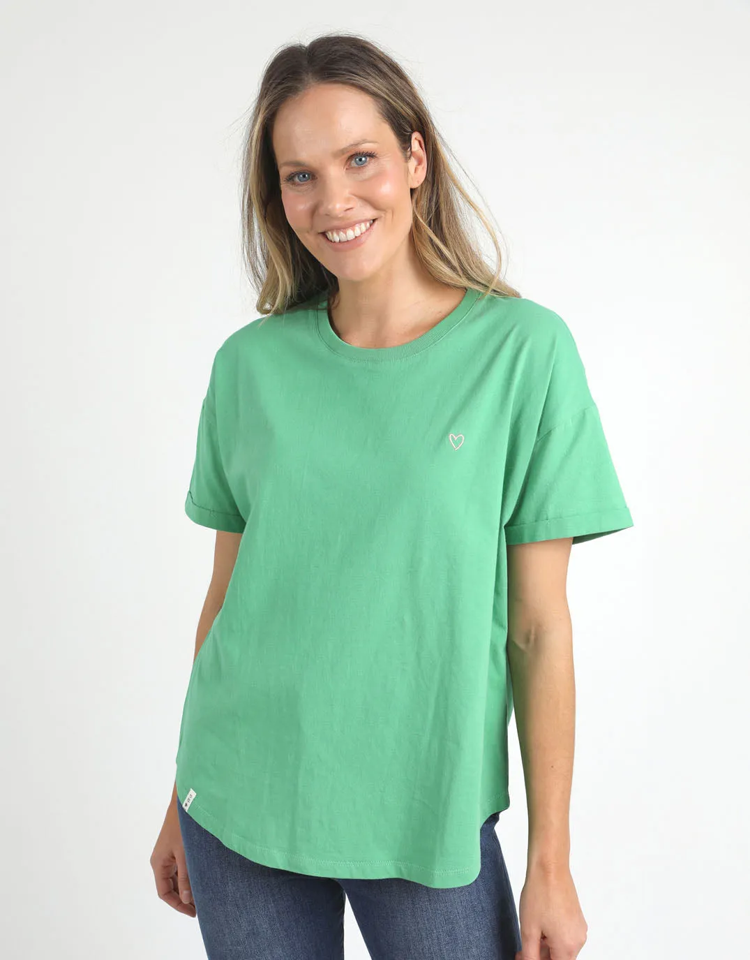 Halli Short Sleeve Tee - Greenbriar