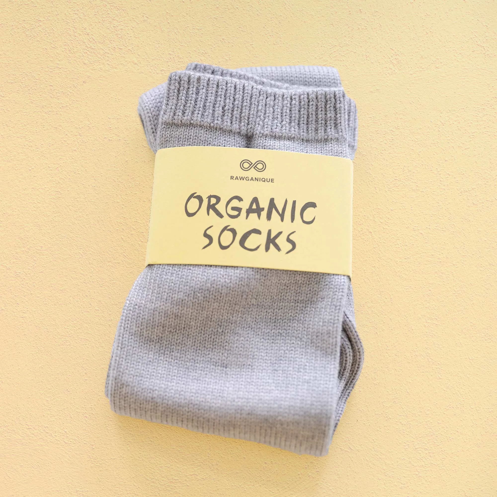 HARTFORD Elastic-free 100% Organic Merino Wool Crew Socks (No Polyester, No Latex, No Spandex, No Nylon, No Polyamide, No Plastic, No Synthetics) (100% Biodegradable)