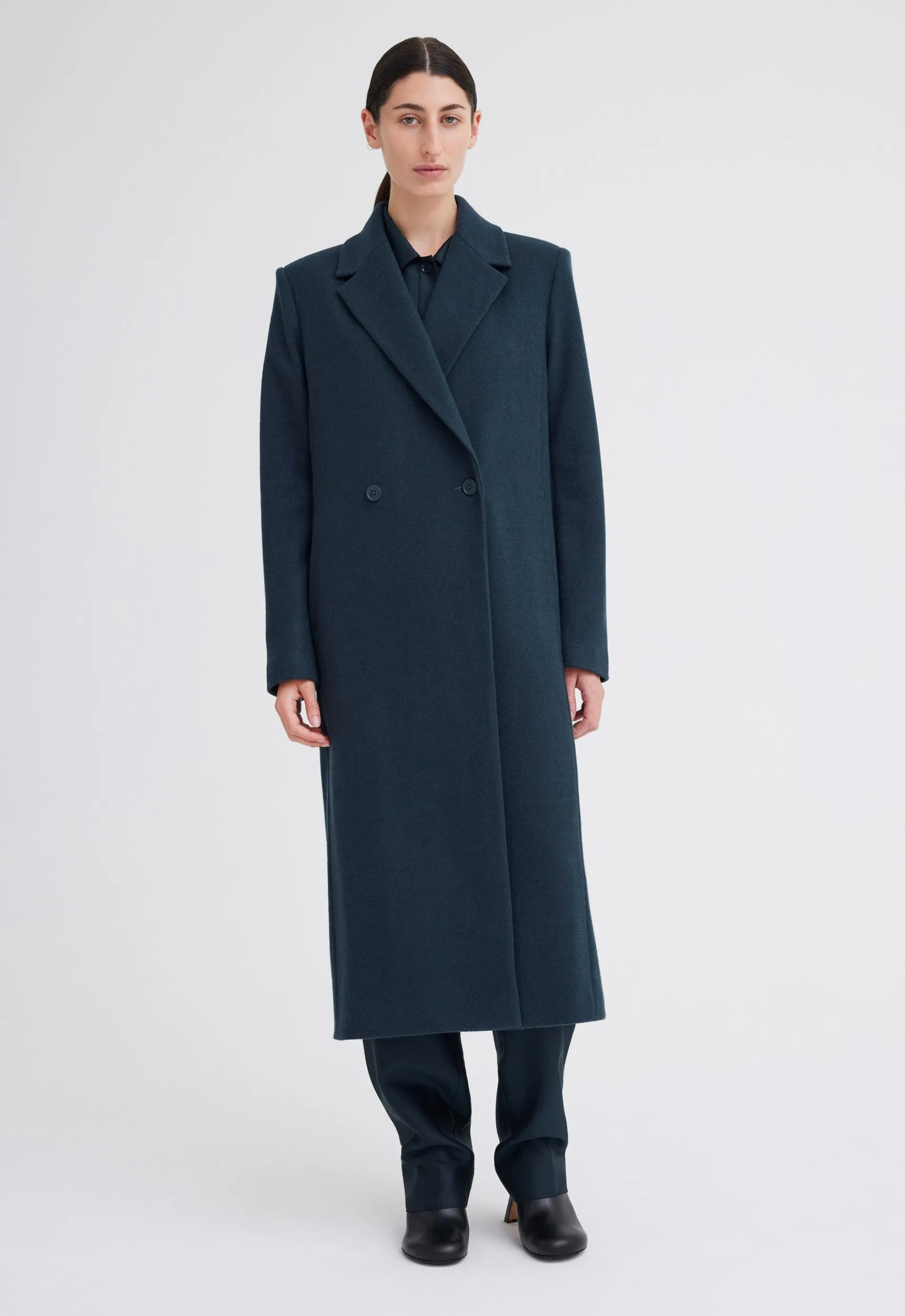 Howell Merino Wool Coat - Bavaria Green