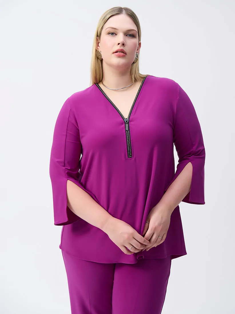 Isabella Fit and Flare Top by Designer Joseph Ribkoff 243314