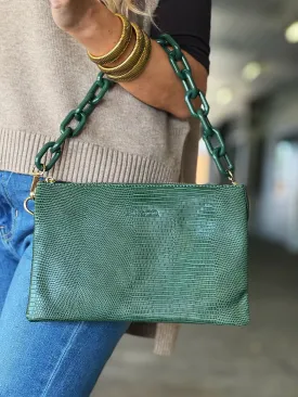 Izzy Crossbody - Lizard Green