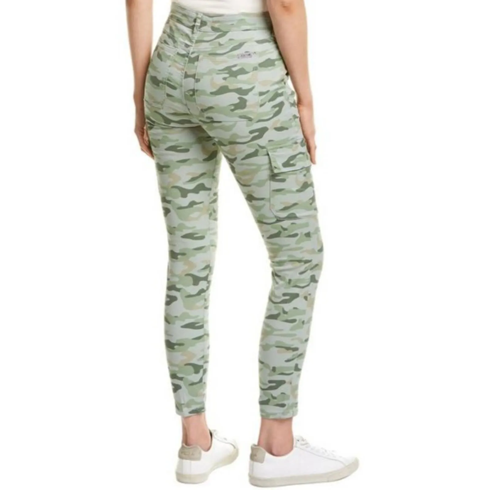 Joe's Jeans The Icon Camo Ankle Skinny Jeans Soft Green