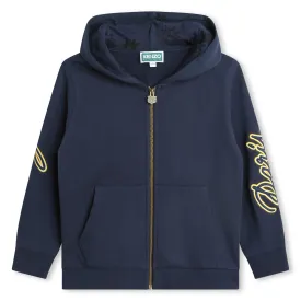 Kenzo Boys Fleeced Sweatshirt Navy