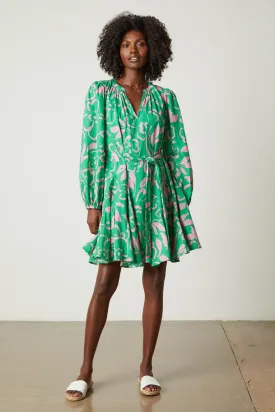 Kiki Printed Cotton Dress