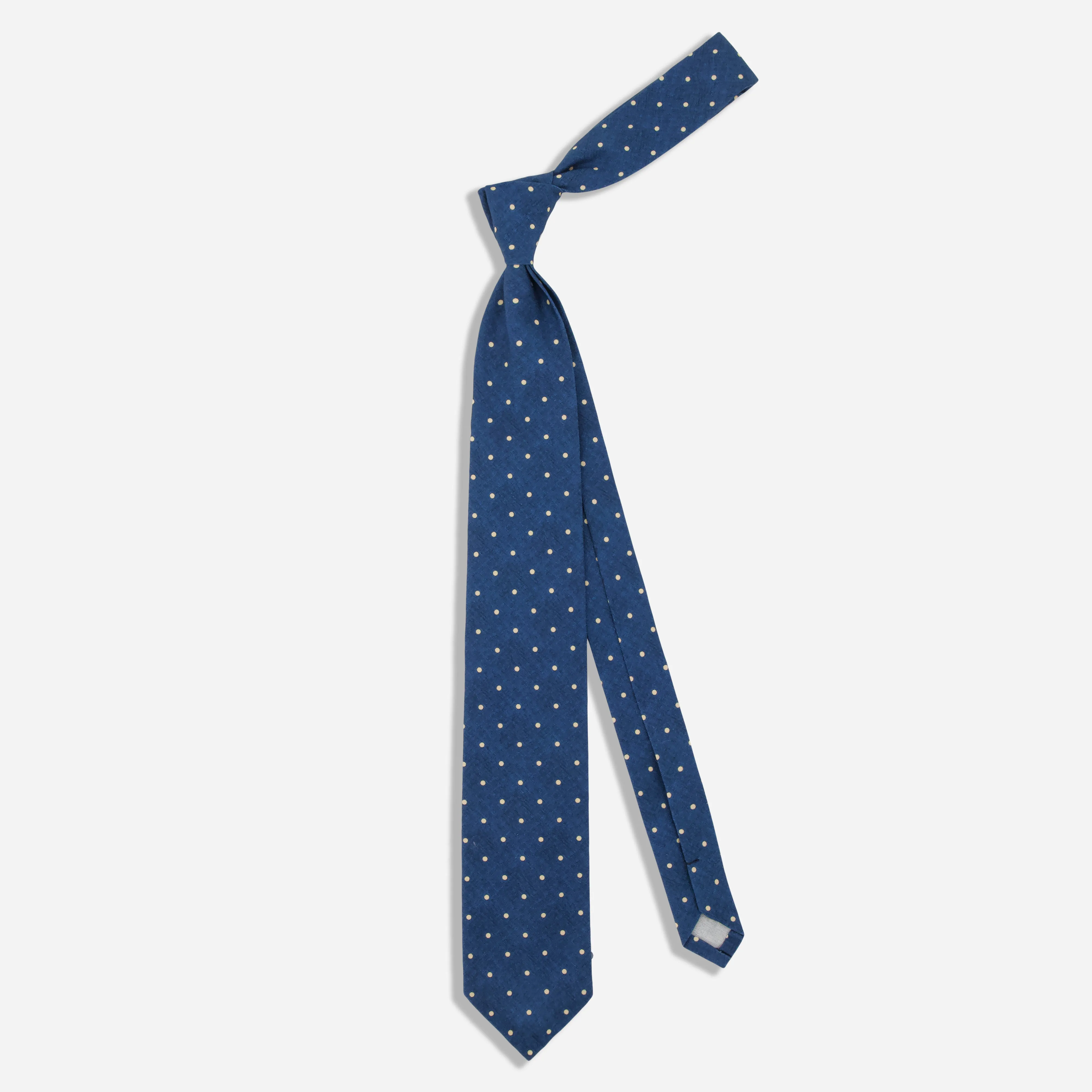 Lakeshore Pindot Navy Tie