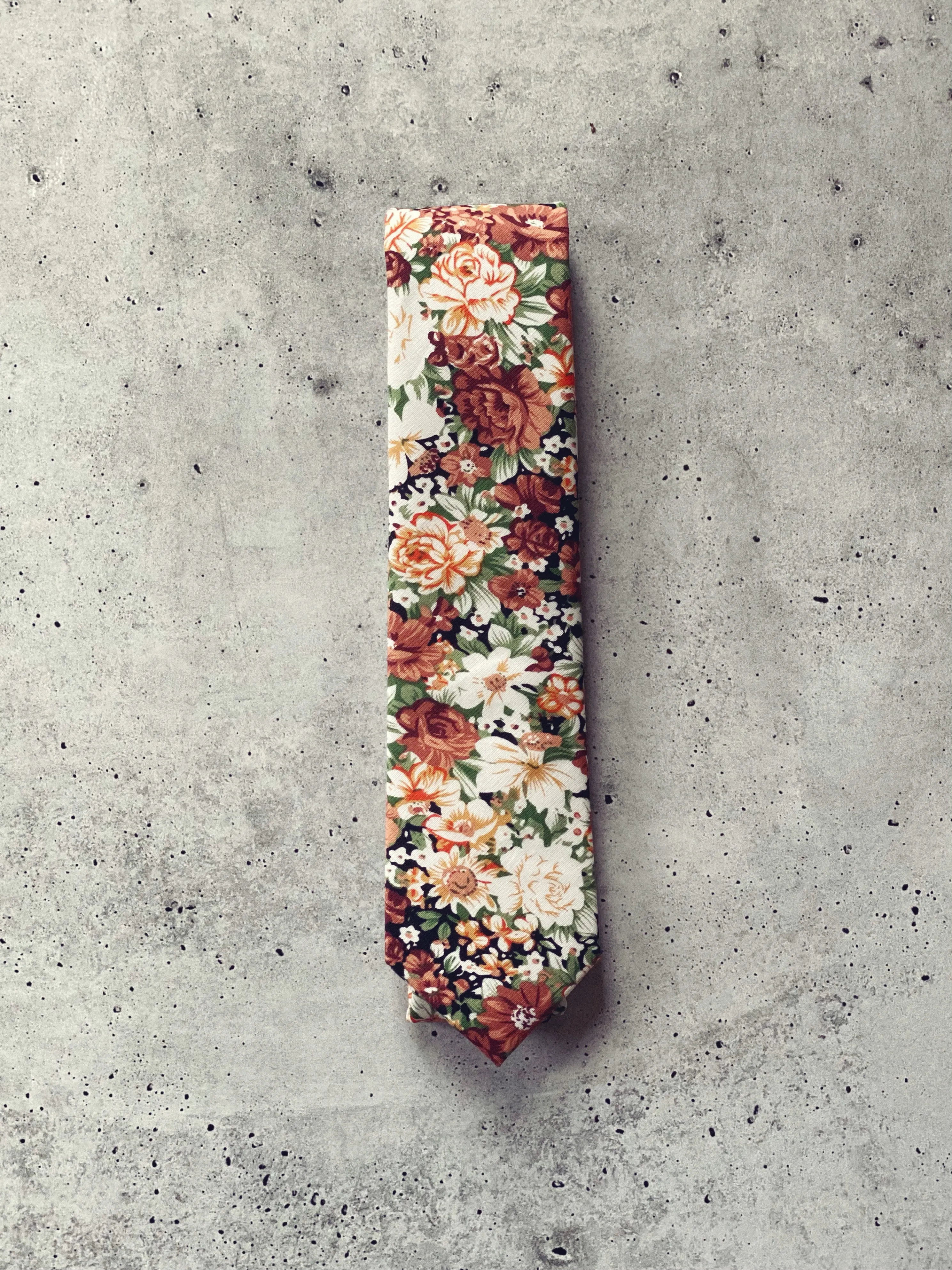 Louis Floral Cotton Neck Tie