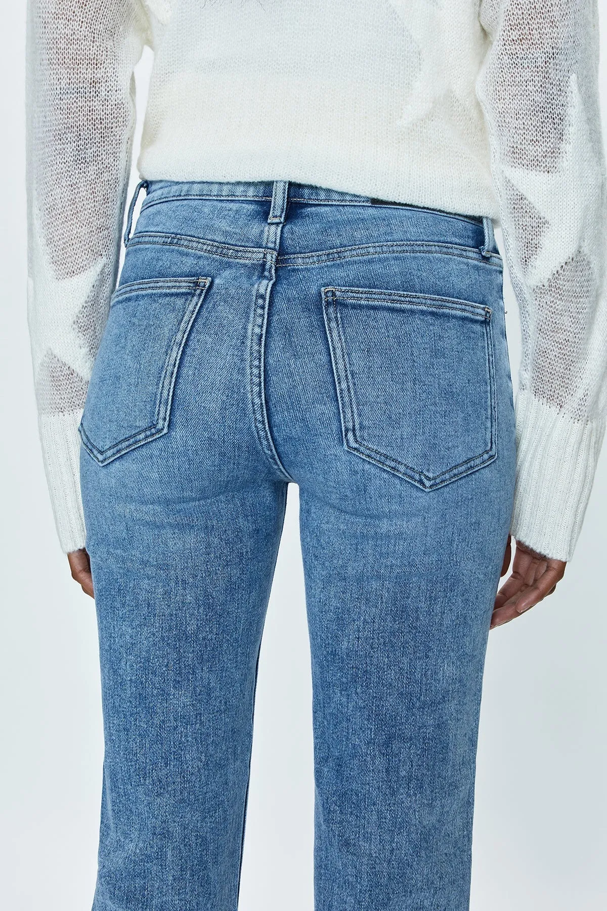 Madi High Rise Modern Slim Jean in silverlake by Pistola