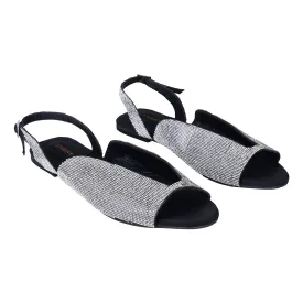 Maiya Flats - Black & Silver