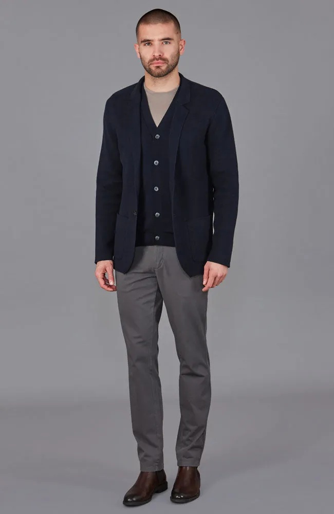 Mens 100% Extra Fine Merino Wool Cardigan