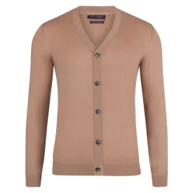 Mens 100% Extra Fine Merino Wool Cardigan