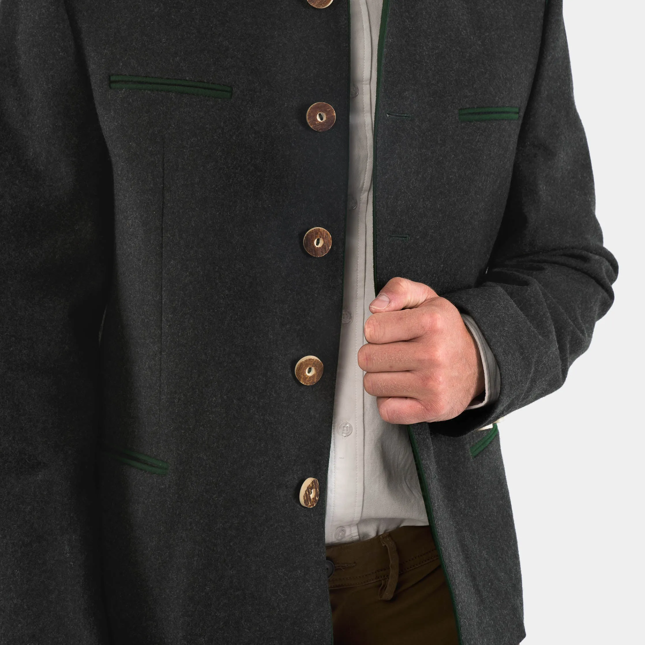 Men's Austrian Trachten Loden Jacket - Braumeister