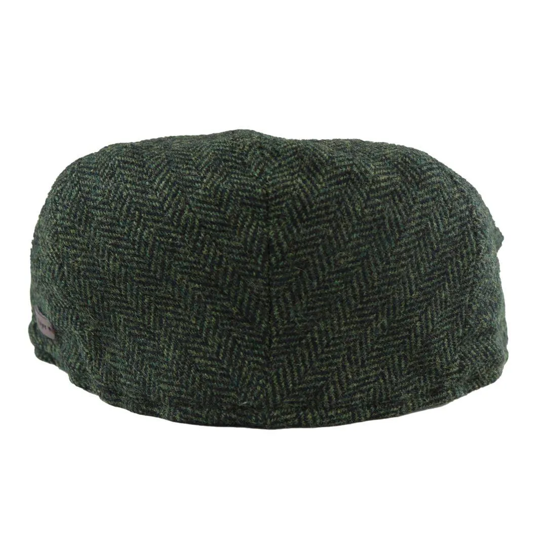 Mens Flat Cap Wool Herringbone Tweed Vintage Classic 1920s Unisex Del Boy