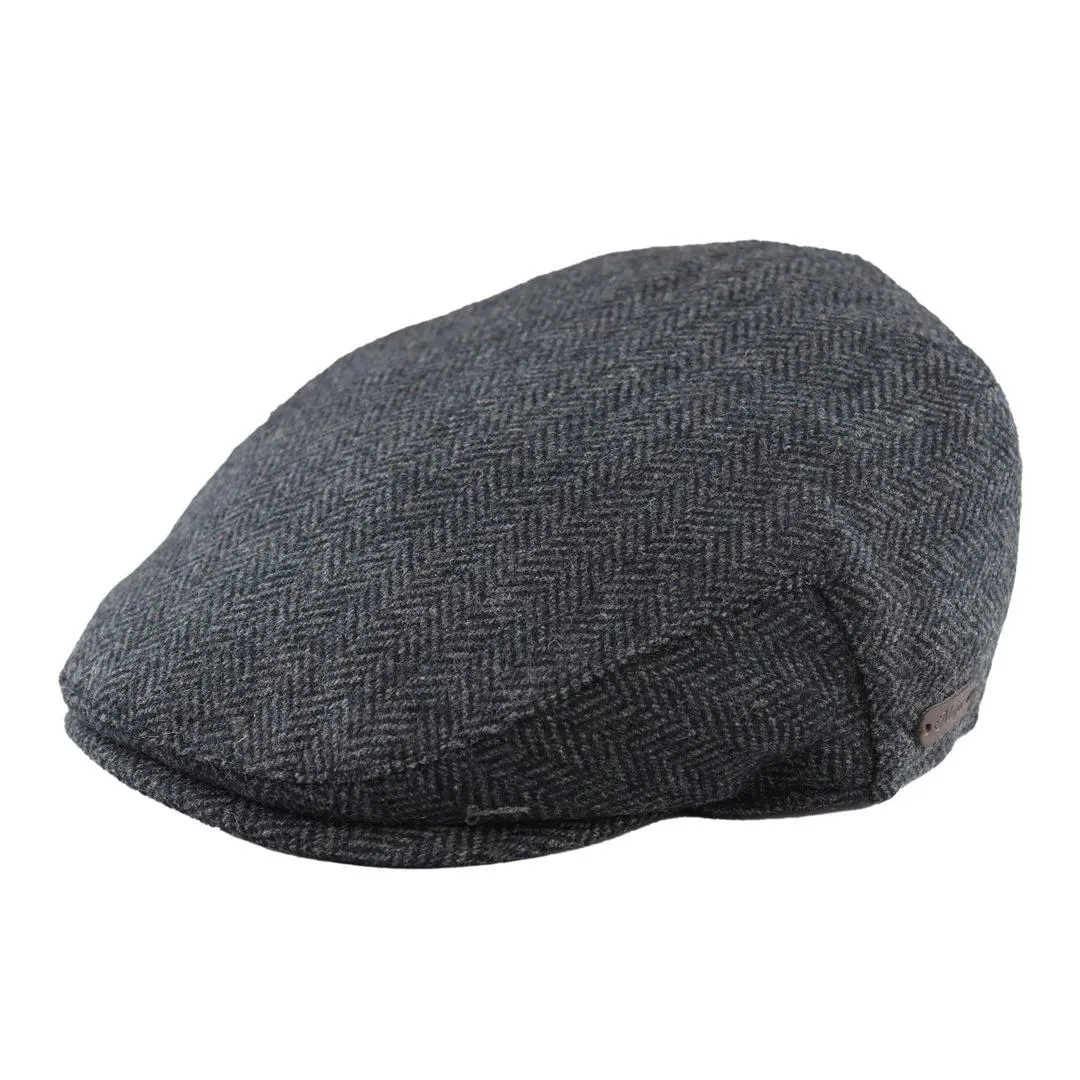 Mens Flat Cap Wool Herringbone Tweed Vintage Classic 1920s Unisex Del Boy