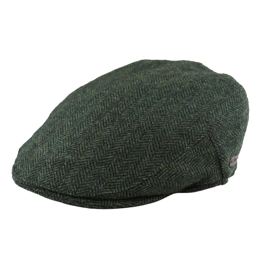 Mens Flat Cap Wool Herringbone Tweed Vintage Classic 1920s Unisex Del Boy