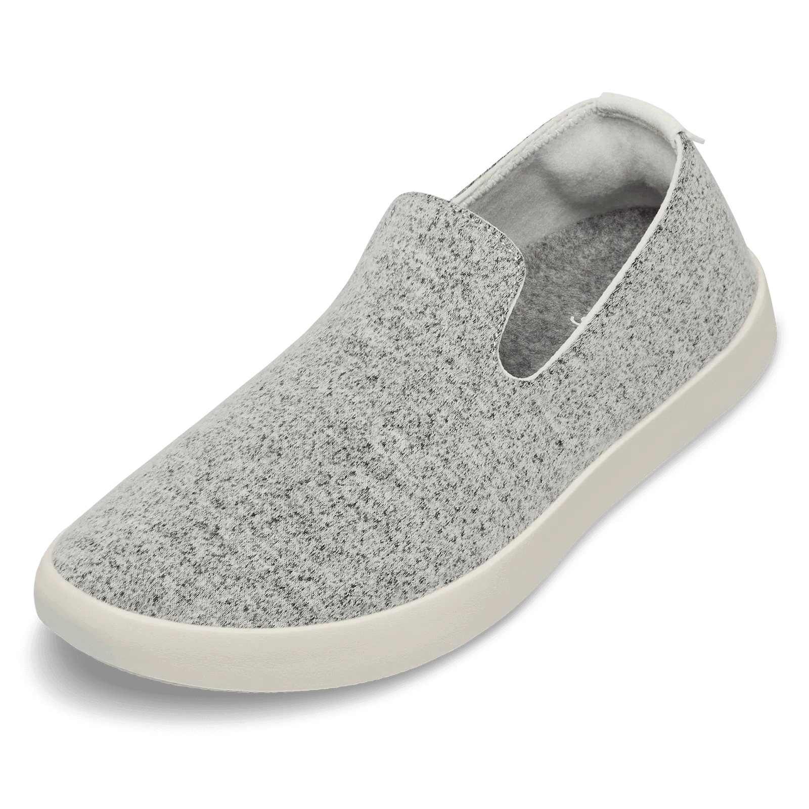 Men's Wool Loungers - Dapple Grey (Cream Sole)