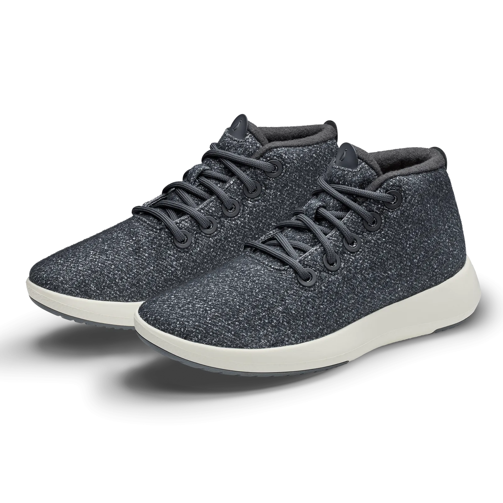 Men's Wool Runner-up Mizzles - Dark Grey (Natural White Sole)