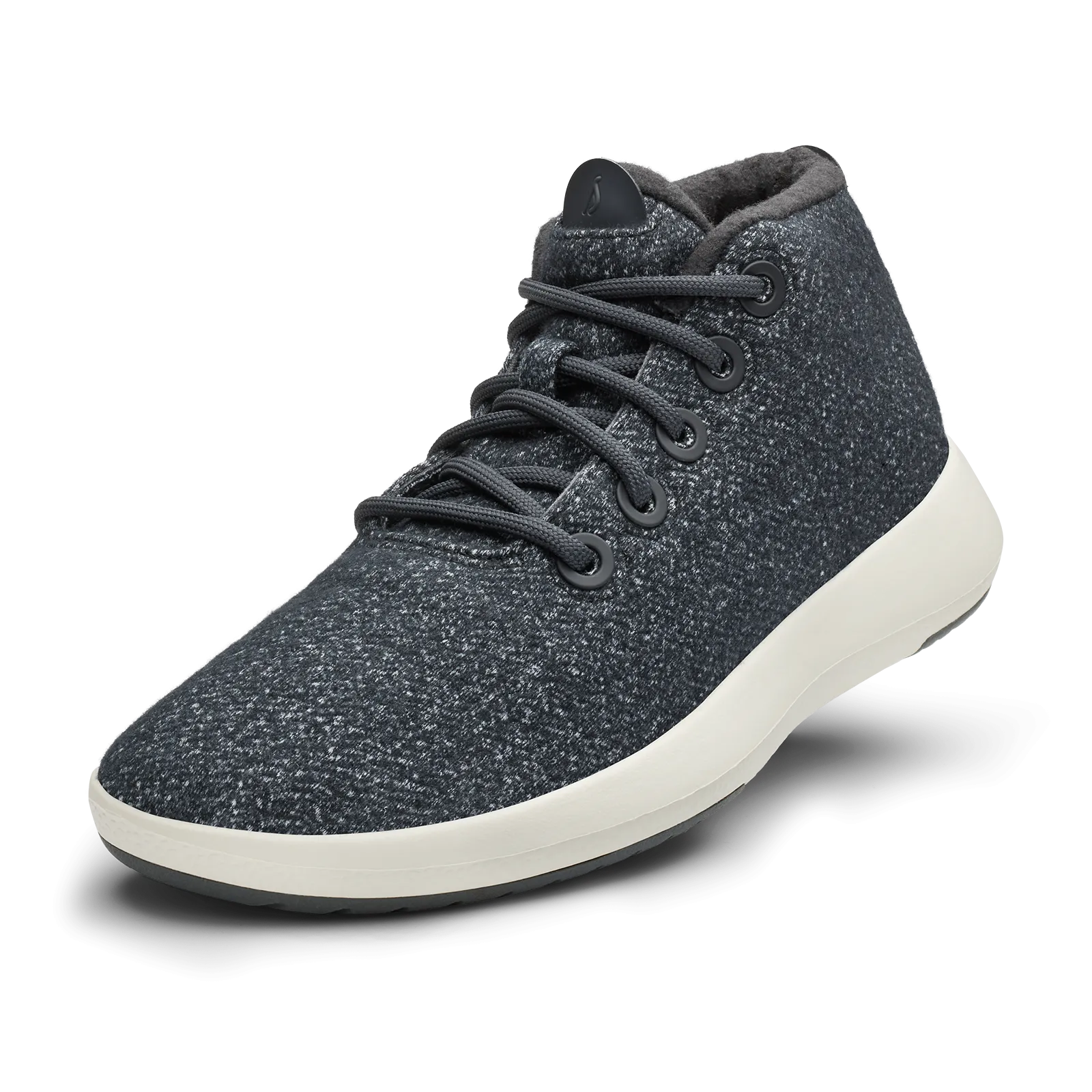 Men's Wool Runner-up Mizzles - Dark Grey (Natural White Sole)