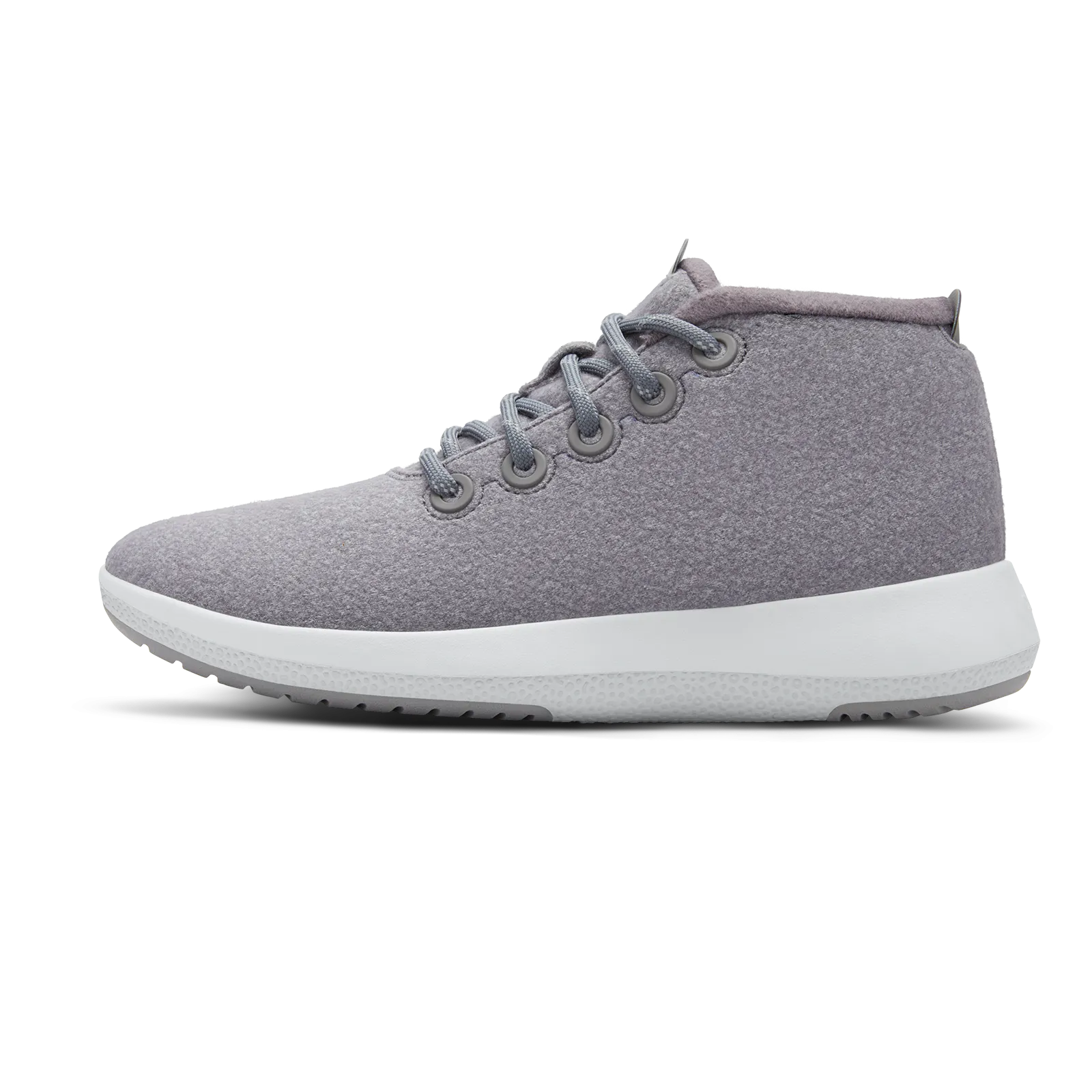 Men's Wool Runner-up Mizzles - Medium Grey (Light Grey Sole)