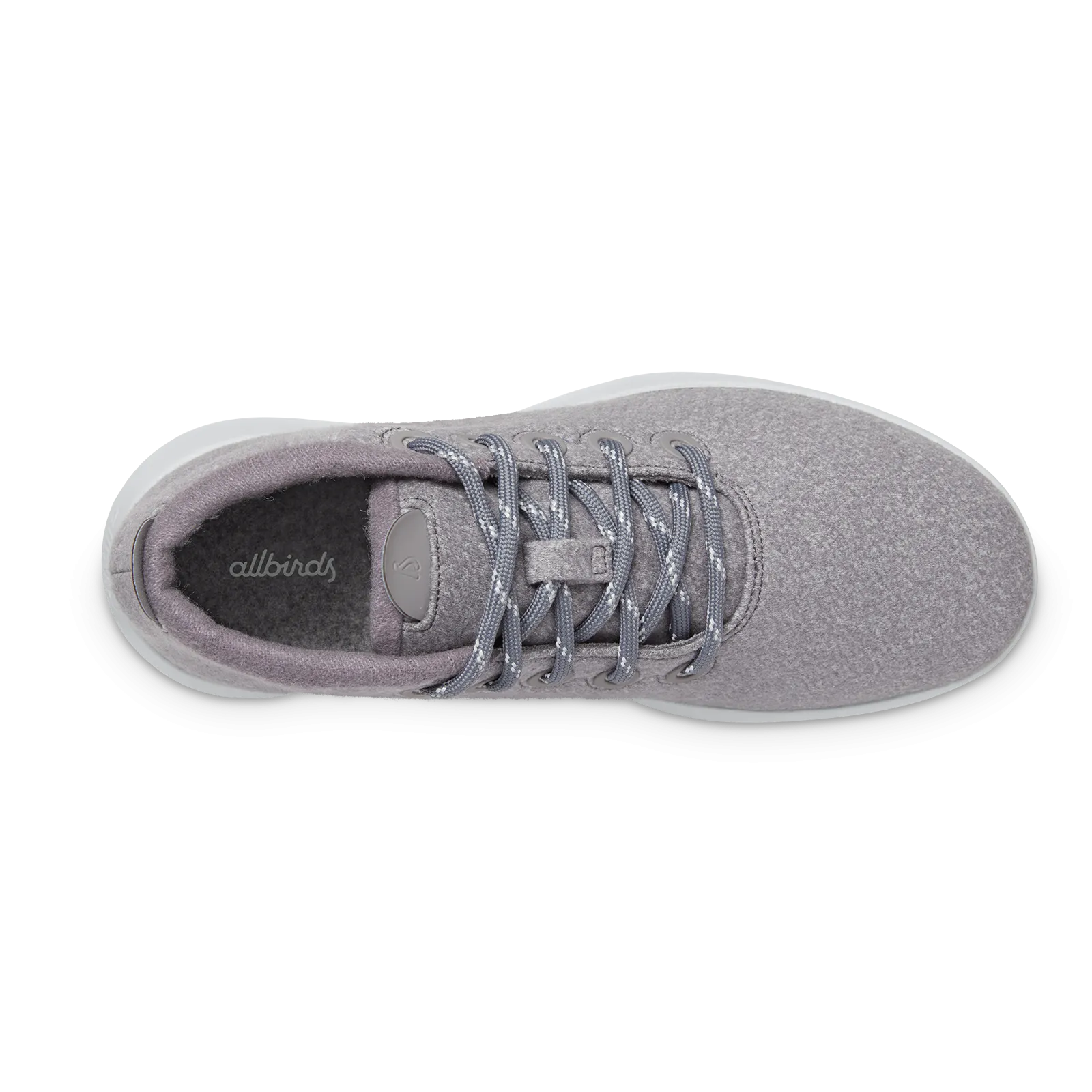 Men's Wool Runner-up Mizzles - Medium Grey (Light Grey Sole)