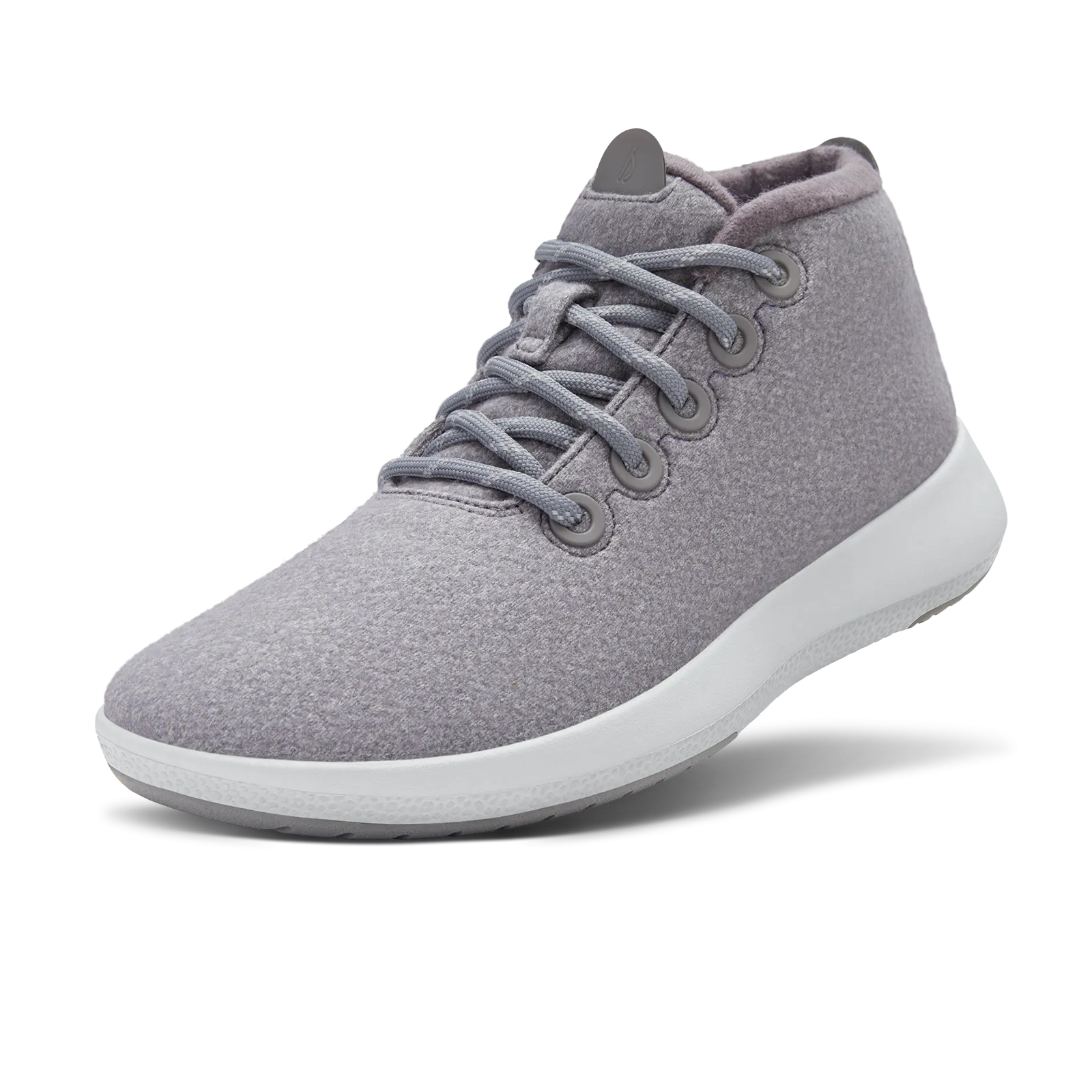 Men's Wool Runner-up Mizzles - Medium Grey (Light Grey Sole)