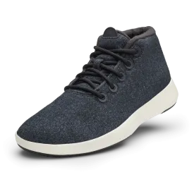 Men's Wool Runner-up Mizzles - Natural Black (Natural White Sole)