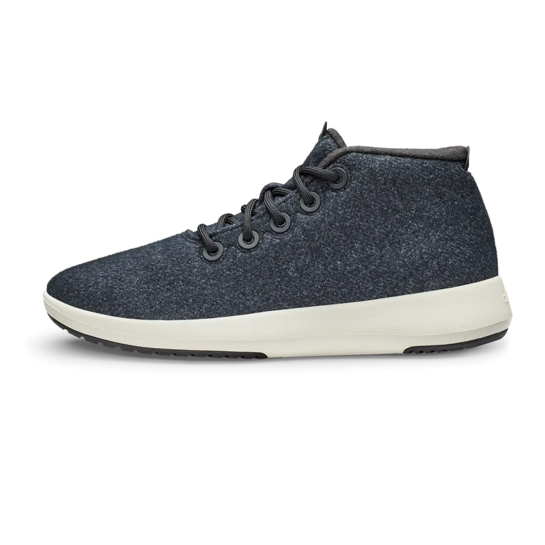 Men's Wool Runner-up Mizzles - Natural Black (Natural White Sole)