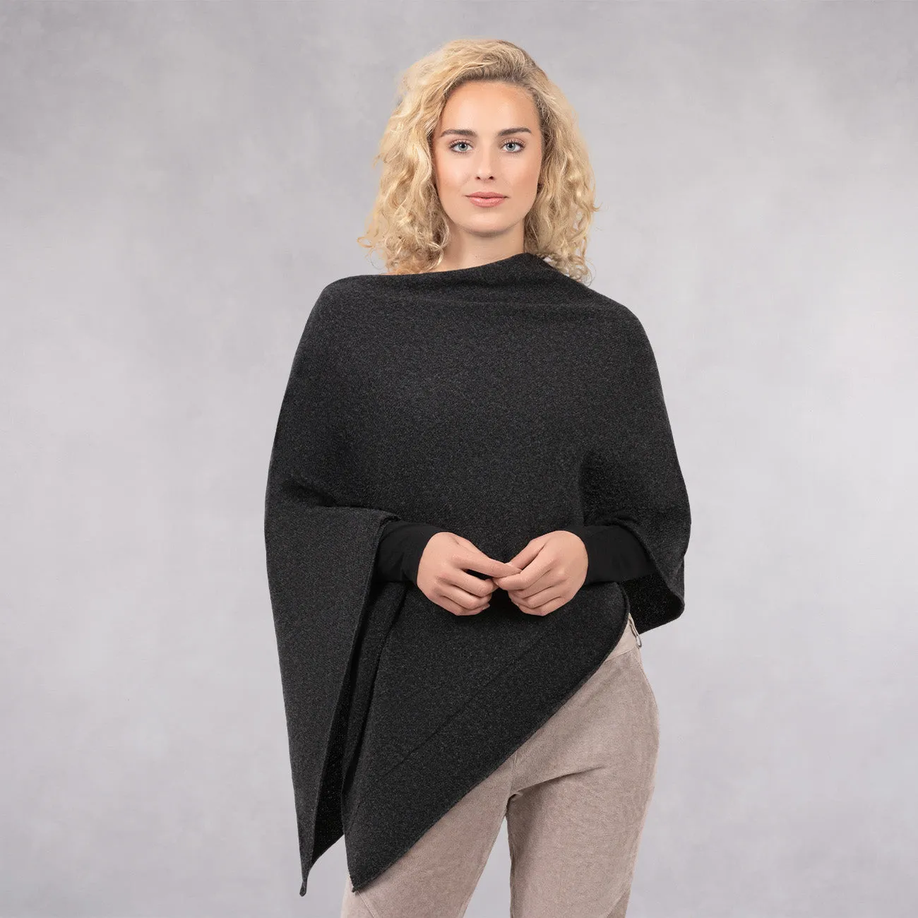 Merino Lambswool Poncho