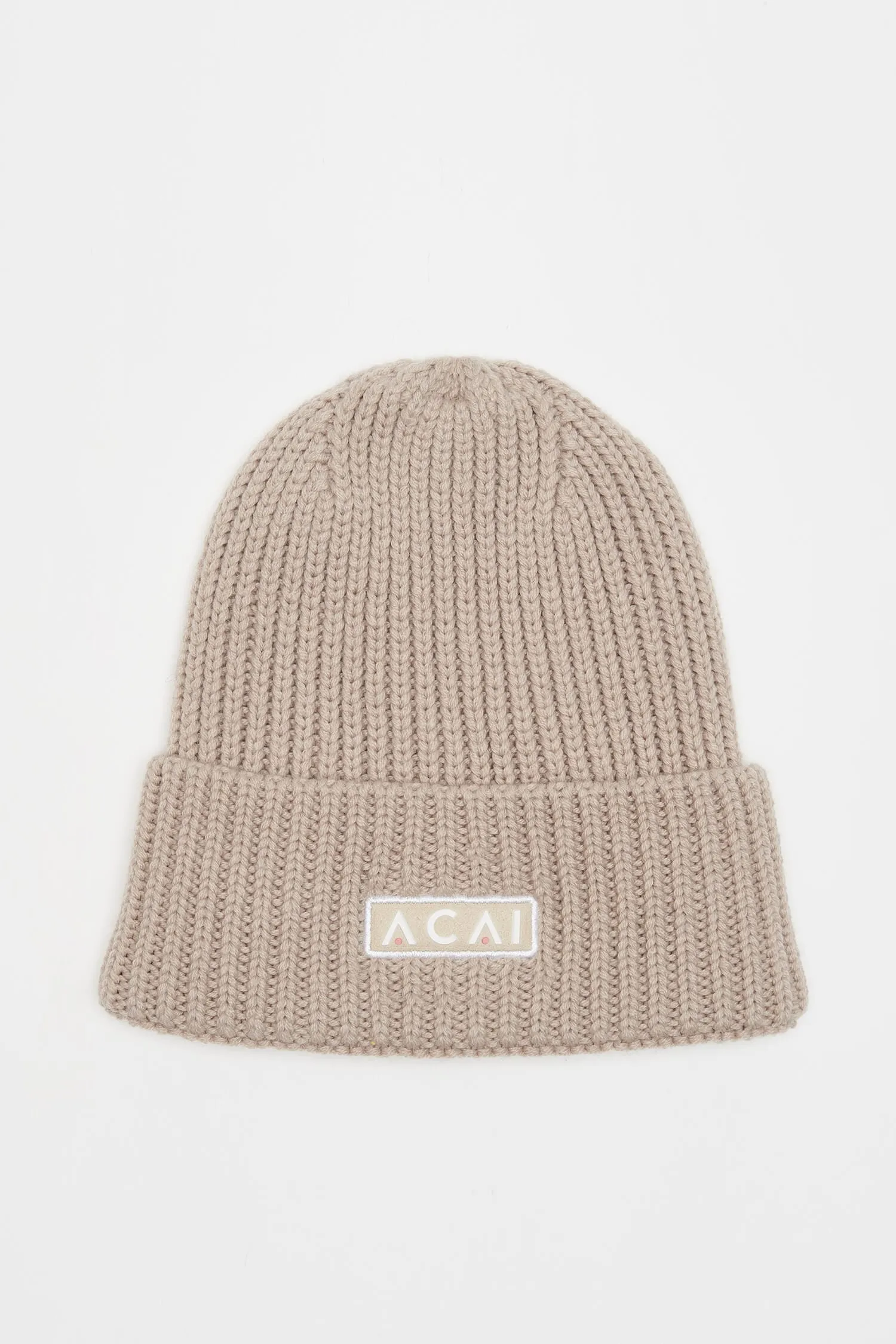 Merino Wool Beanie - Almond