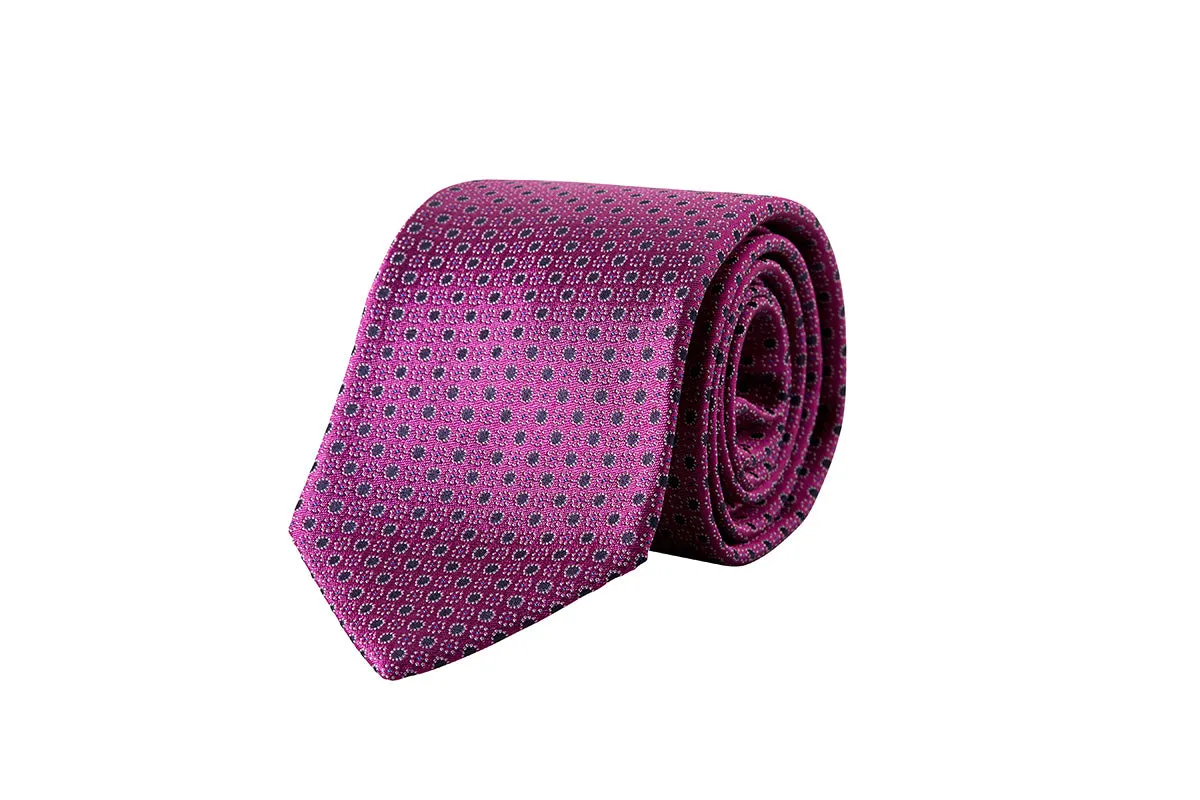 Miracles For Kids Exclusive Silk Jacquard Tie - Pink