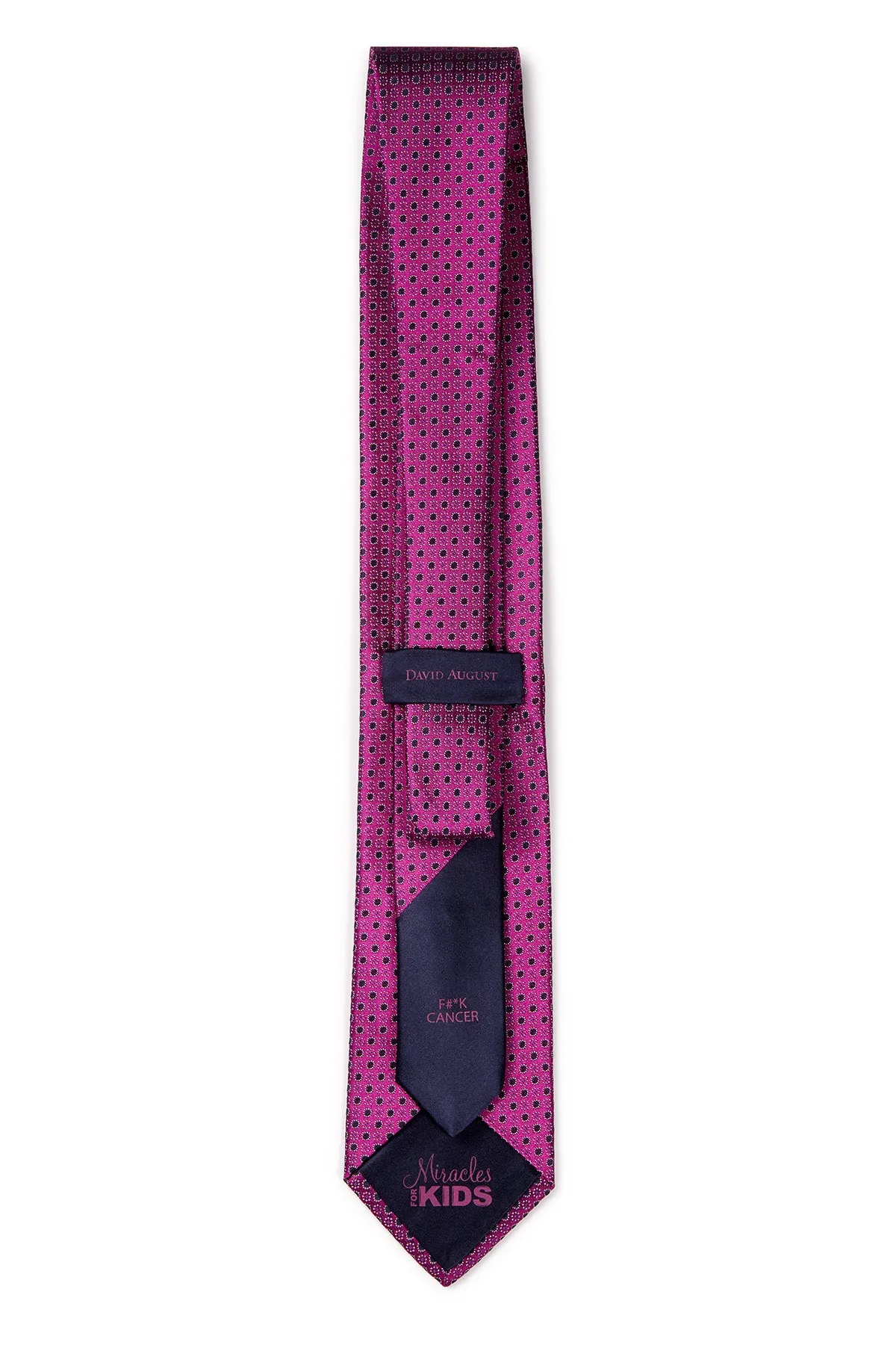 Miracles For Kids Exclusive Silk Jacquard Tie - Pink