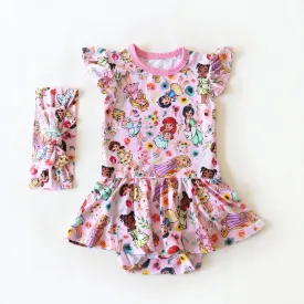 Most Wanted Little Princess - Twirl Skirt Bodysuit