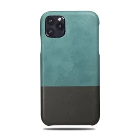 Ocean Blue & Pebble Gray iPhone 11 Pro Leather Case