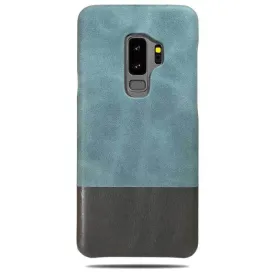 Ocean Blue & Pebble Gray Samsung Galaxy S9  Plus Leather Case