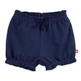 Organic Cotton Ruffle Short - True Navy