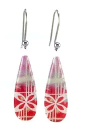 Red Pacific Gem Earrings