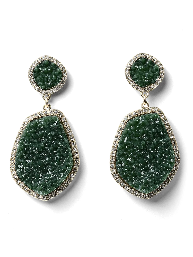 Rhea Emerald Earrings