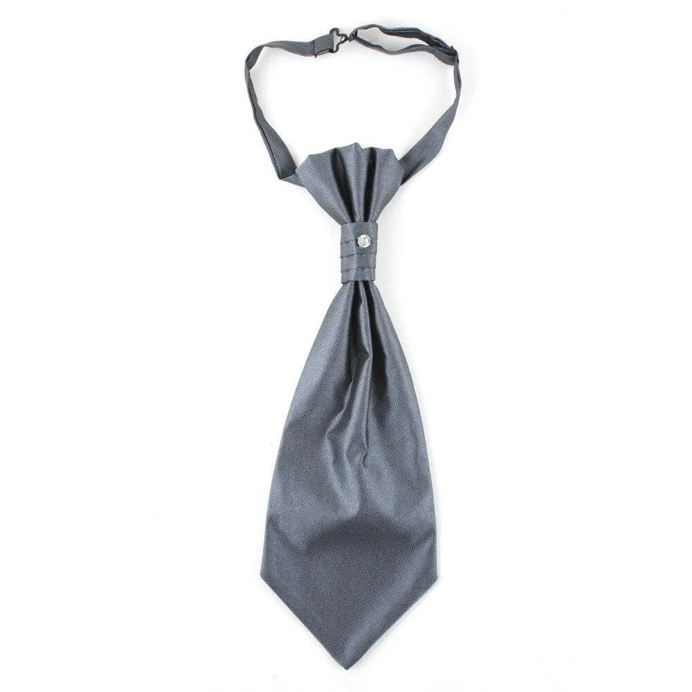 Solid Wedding Ascot Tie Pre-Tied