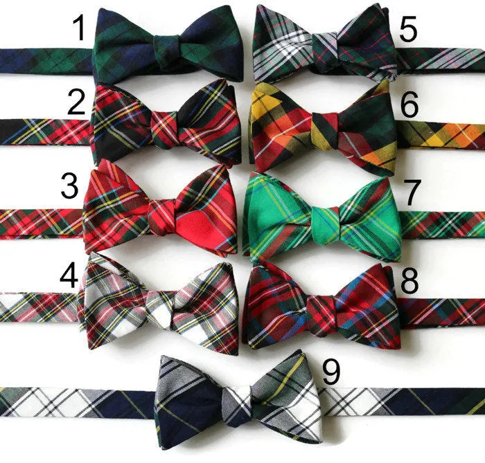 Tartan Plaid Bow Tie