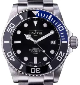 Ternos Professional Automatic 500m Black Blue Diving Watch 16155945