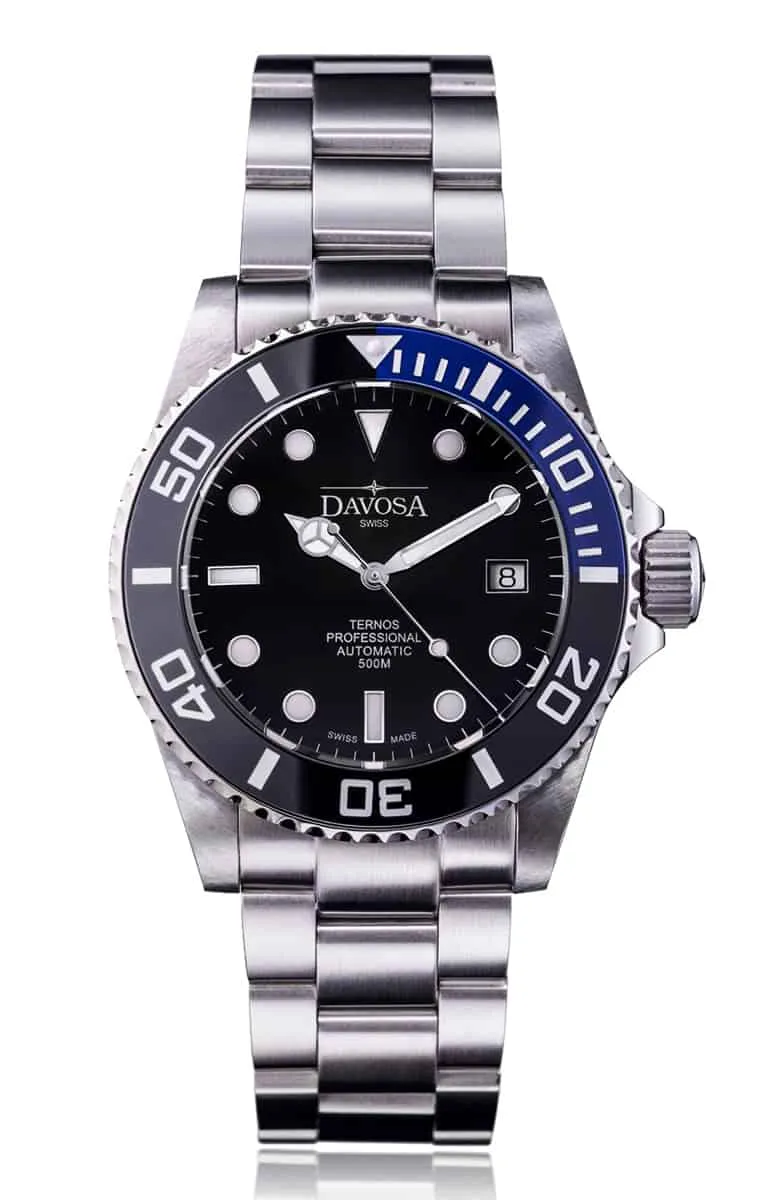 Ternos Professional Automatic 500m Black Blue Diving Watch 16155945