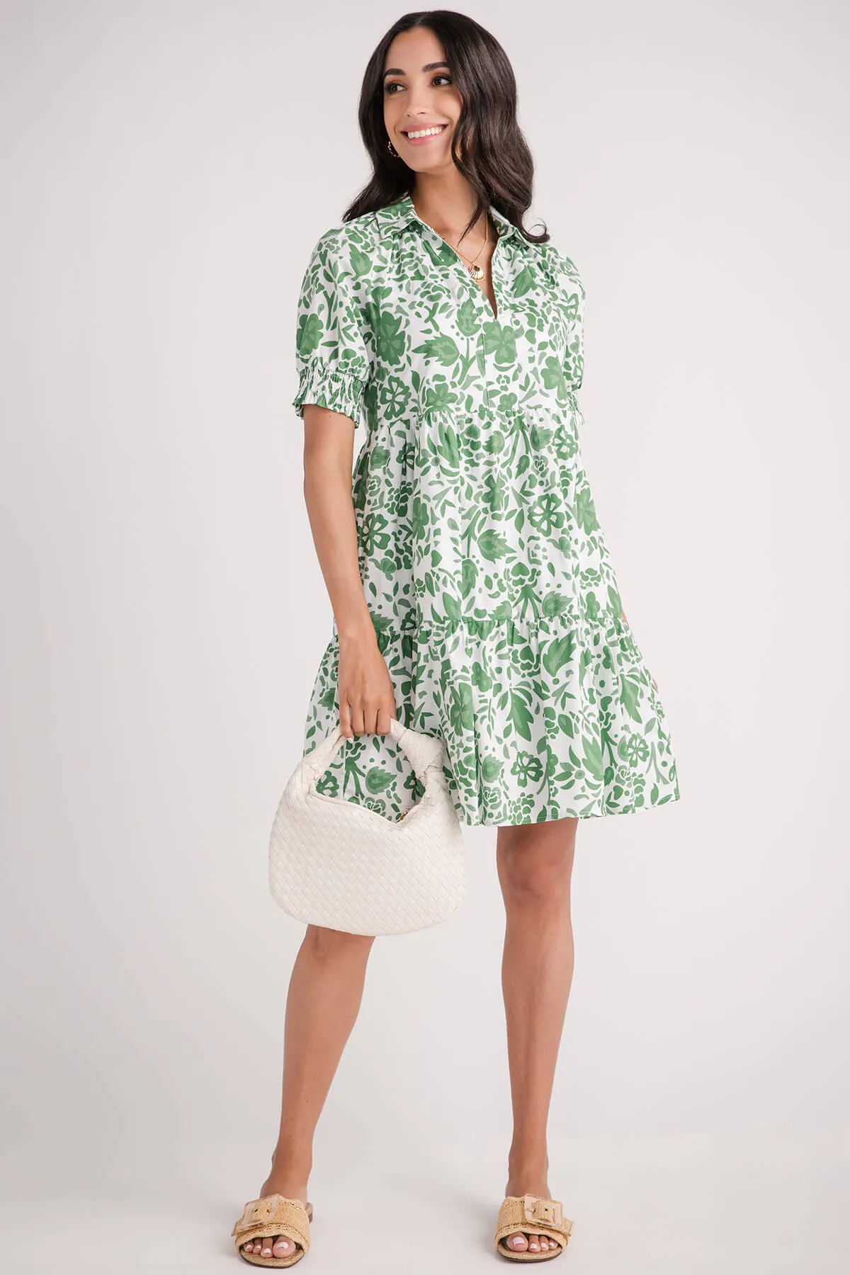 THML Printed Shirt Dress