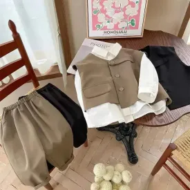 Three-Piece Boys Formal Outfit Set