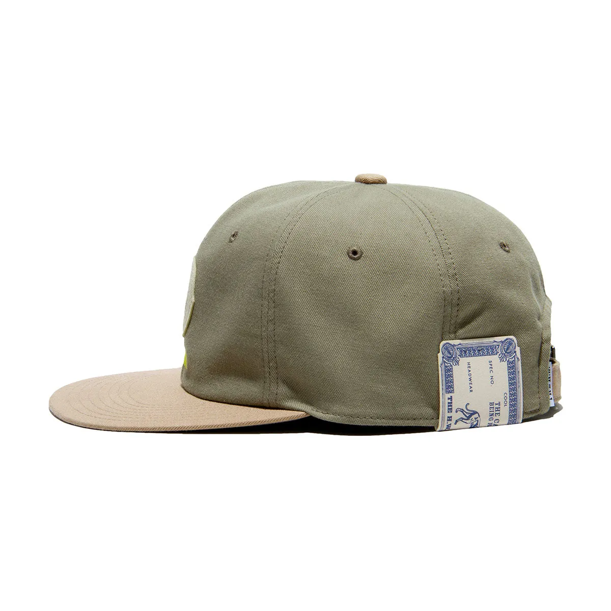 TWO TONE BASE BALL CAP - Gray×Beige