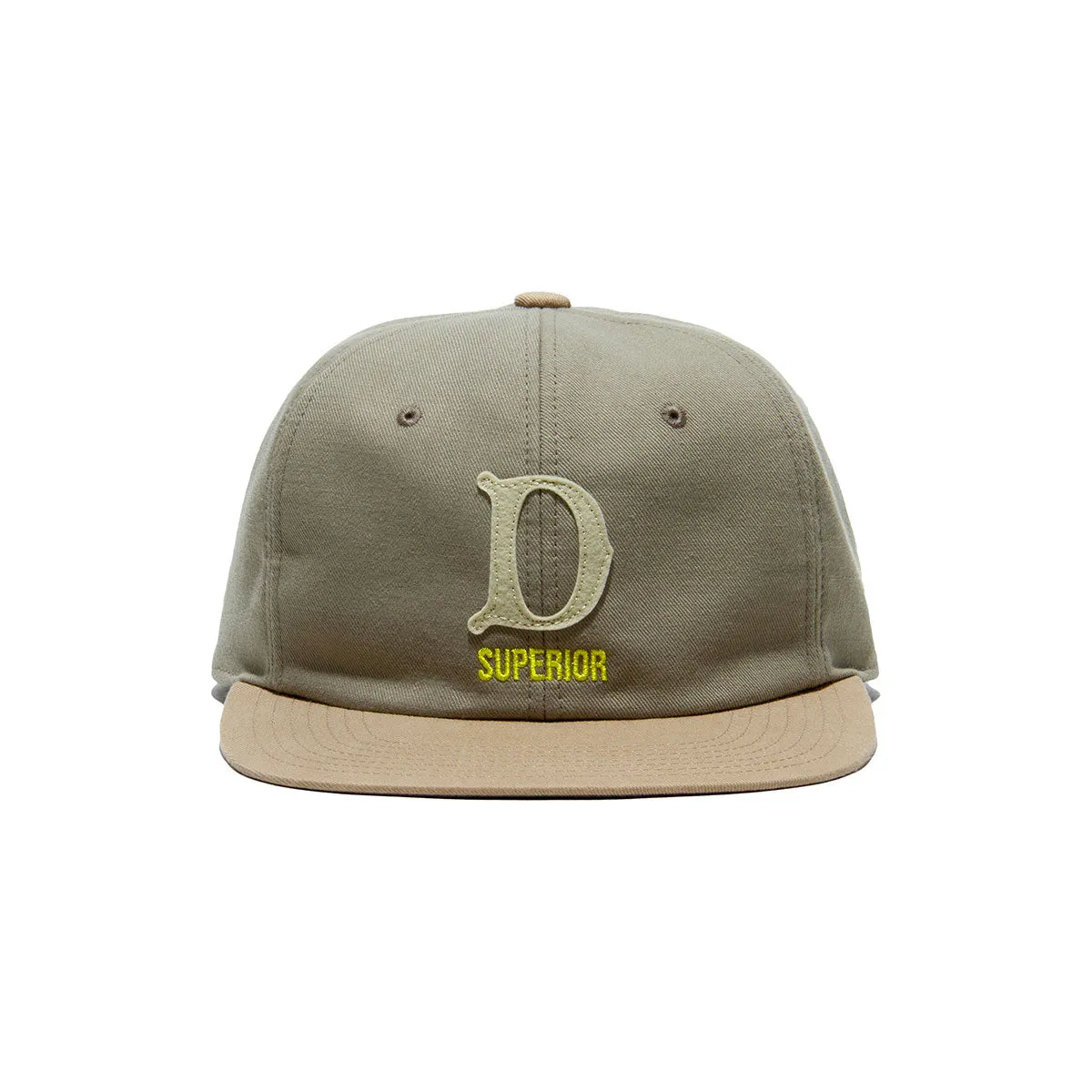 TWO TONE BASE BALL CAP - Gray×Beige