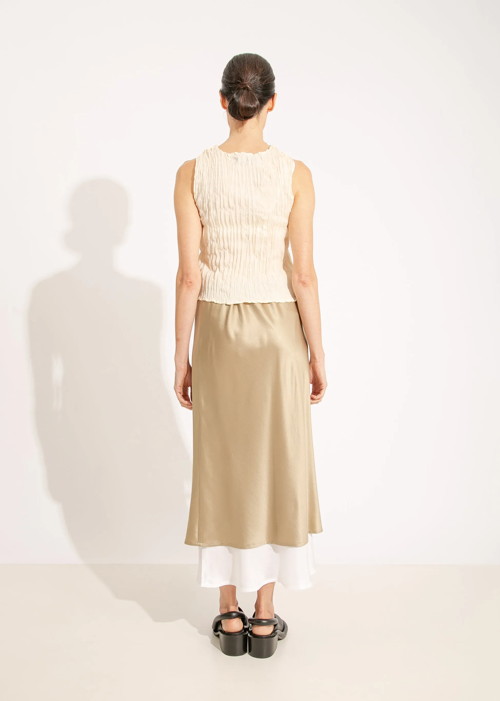 W24 | DAKOTA SKIRT / SAGE-WHITE